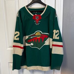 NHL Eric Stall Minnesota Wild authentic Hockey Jersey